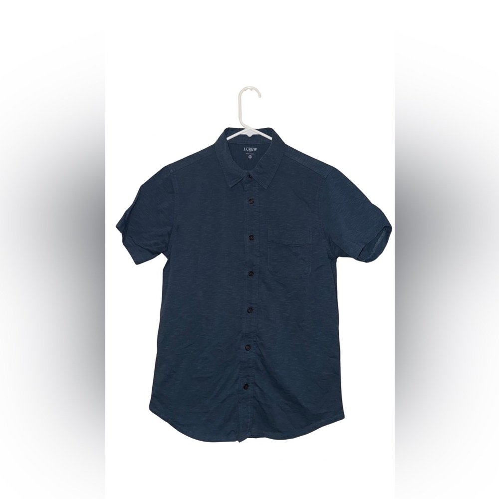 J. Crew Men's Deep Blue Casual Shirt